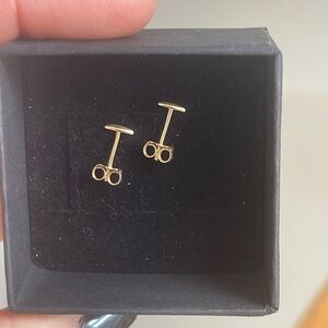 Catbird Little Secret Gold Stud Earrings